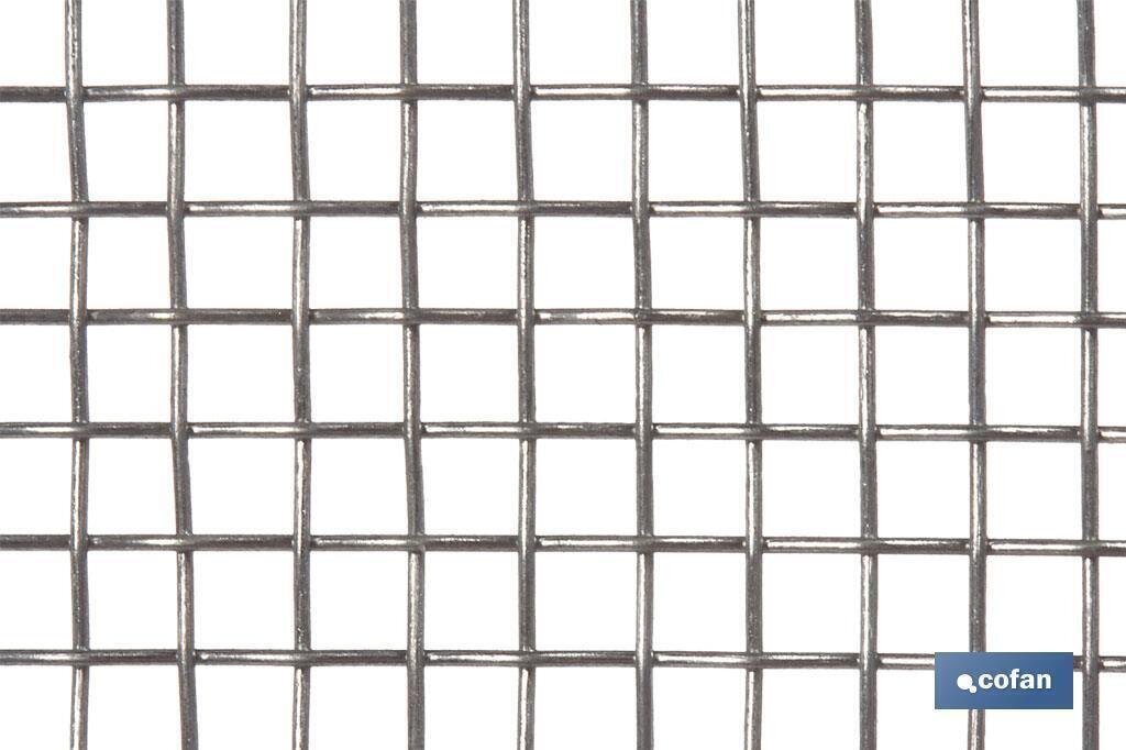 MALLA ELECTROSOLDADA GALV.13X13X0,9MM (1,0X25M)