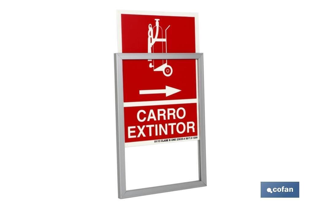 MARCO ALUMINIO PARA SE�AL 420x297 mm