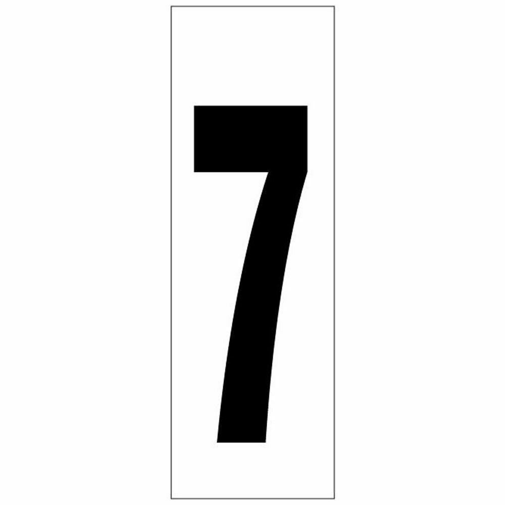 Numero Adhesivo 46x140 mm.   N� 7