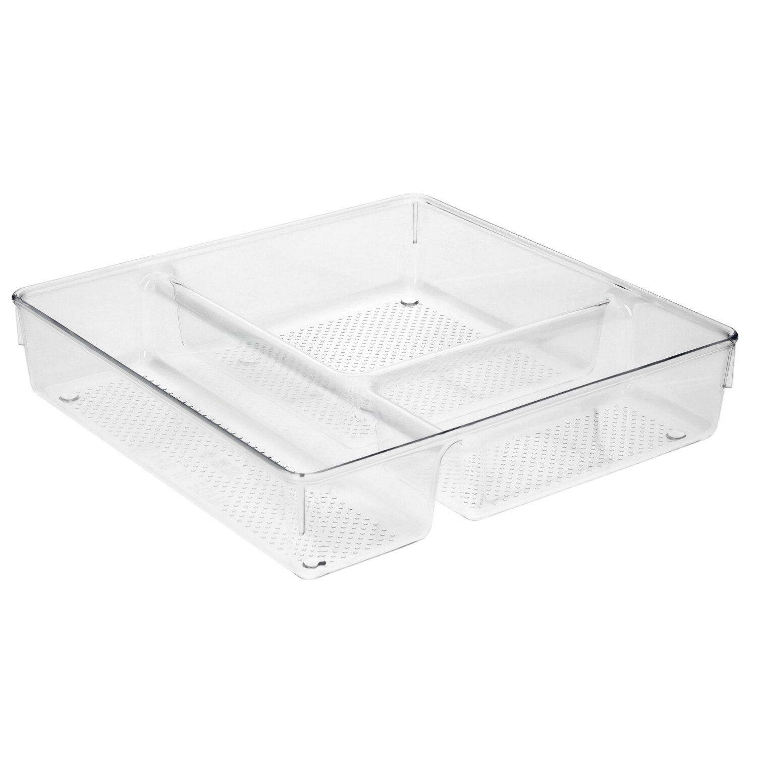 Organizador de Plastico Para Cajones "System N�1"  23x23x5 cm.