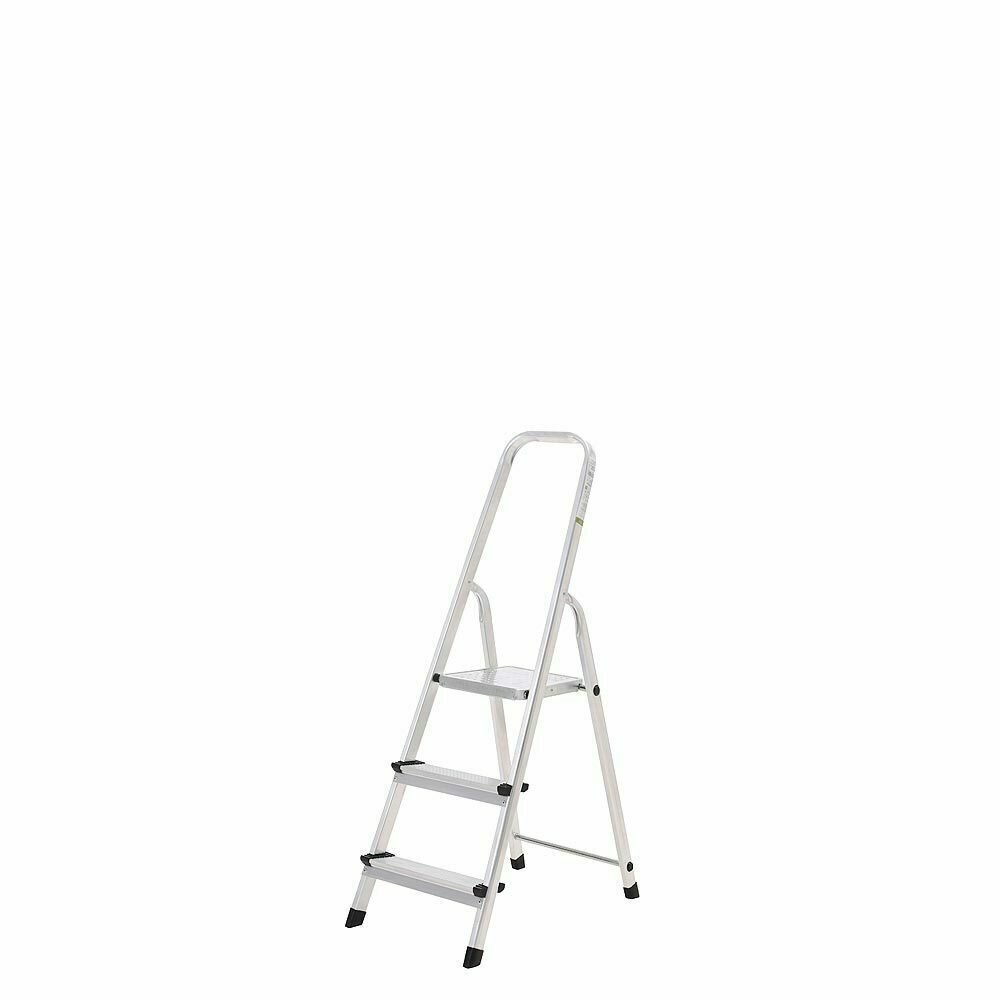 Oryx Escalera Aluminio 3 Pelda�os Plegable, Uso dom�stico, Antideslizante, Ligera y Resistente