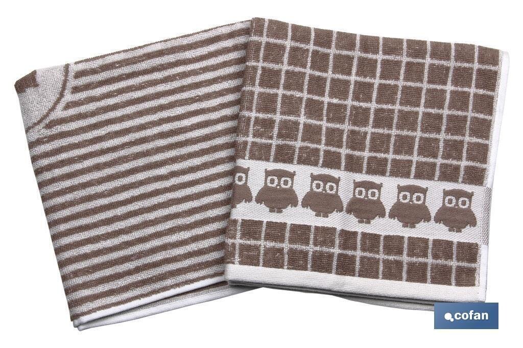 PACK 2 PA�OS COCINA 50X50 TOSTADO MODELO GARNACHA