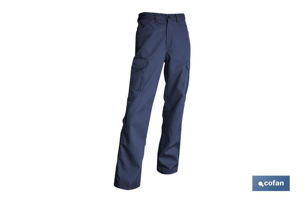 PANTALON TRABAJO "SERVET" 245 gms/m VERDE T-62