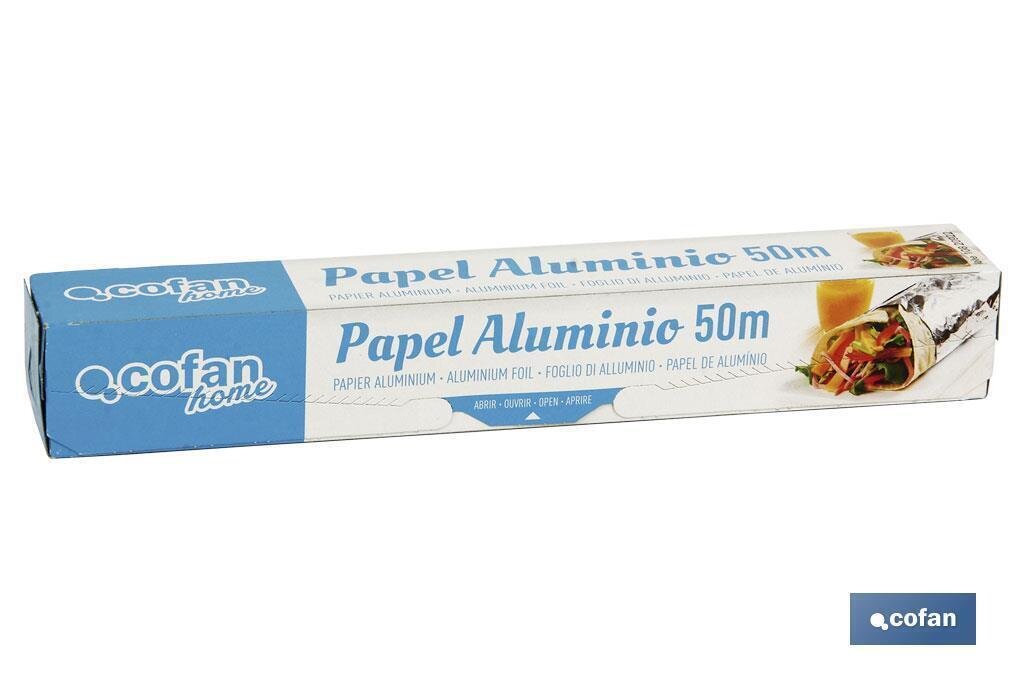 PAPEL ALUMINIO DOM�STICO 30M