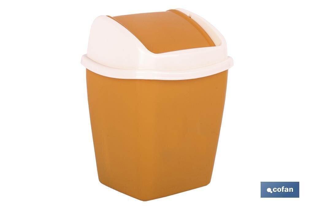 PAPELERA BASCULANTE AMARILLA 1,1L