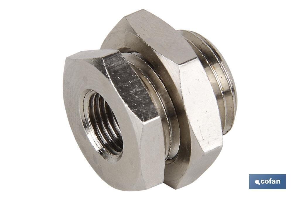 PASATABIQUES LAT�N NIQUELADO R-1/4 M-20X1,5