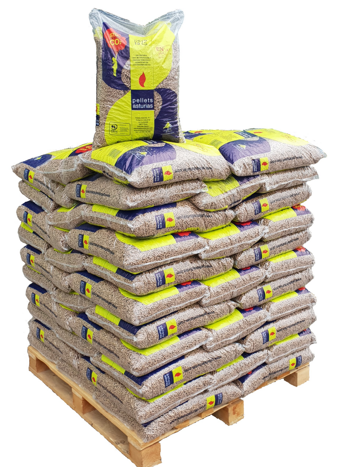 PELLETS ASTURIAS PALET 70 SACOS
