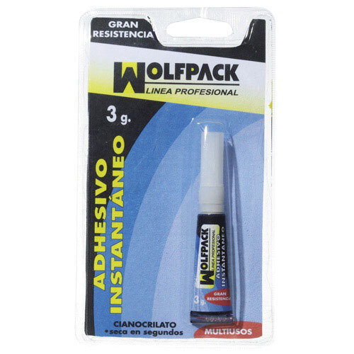 Pegamento Ciano Acrilato Wolfpack  3 Gramos