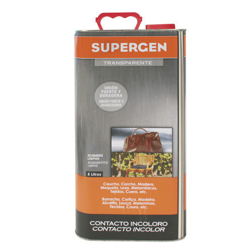 Pegamento Supergen Incoloro 5 Litros