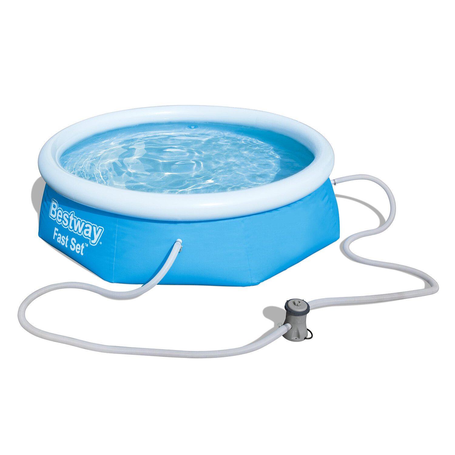 Piscina Fast Set Redonda Con Depuradora 244x66 cm.