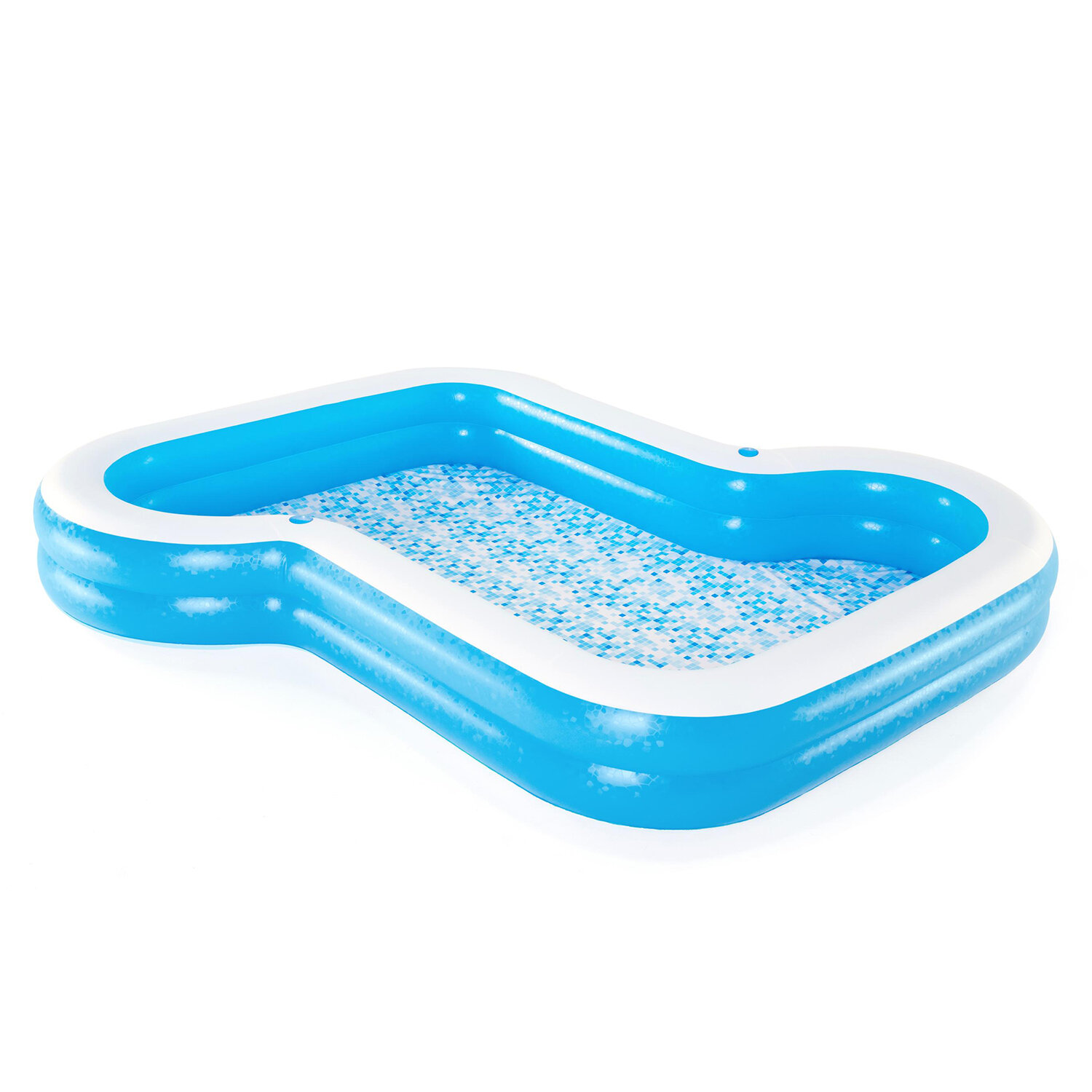 Piscina Inflable 305x274x46 cm. Con 2 Reposa vasos, Estampado Diseño Mosaico