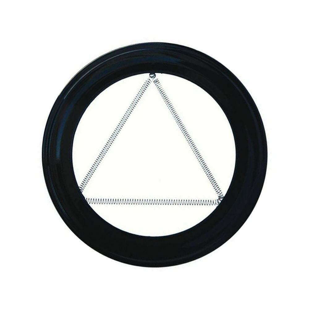Plafon Embellecedor Estufa Pellet Vitrificado Negro 80 mm.