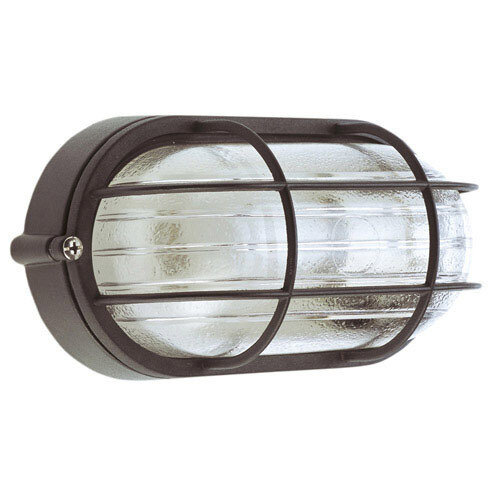 Plaf�n Industrial  IP44 Oval Negro