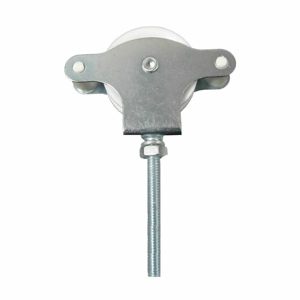 Polea Tendedero Wolfpack Zincado 60 mm. Roldana Pl�stico con Tornillo