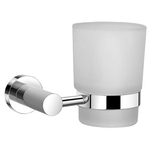 Portavasos Maurer Pared Cristal Frost Inoxidable