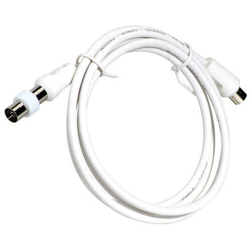 Prolongaci�n TV Video Macho-Macho 5 metros / � 9,5 mm. Con Adaptador Macho-Hembra