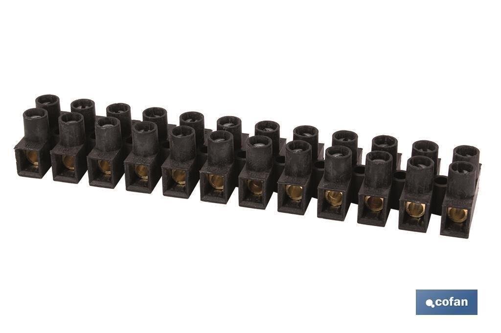 REGLETA CONEXI�N NEGRA (6MM)