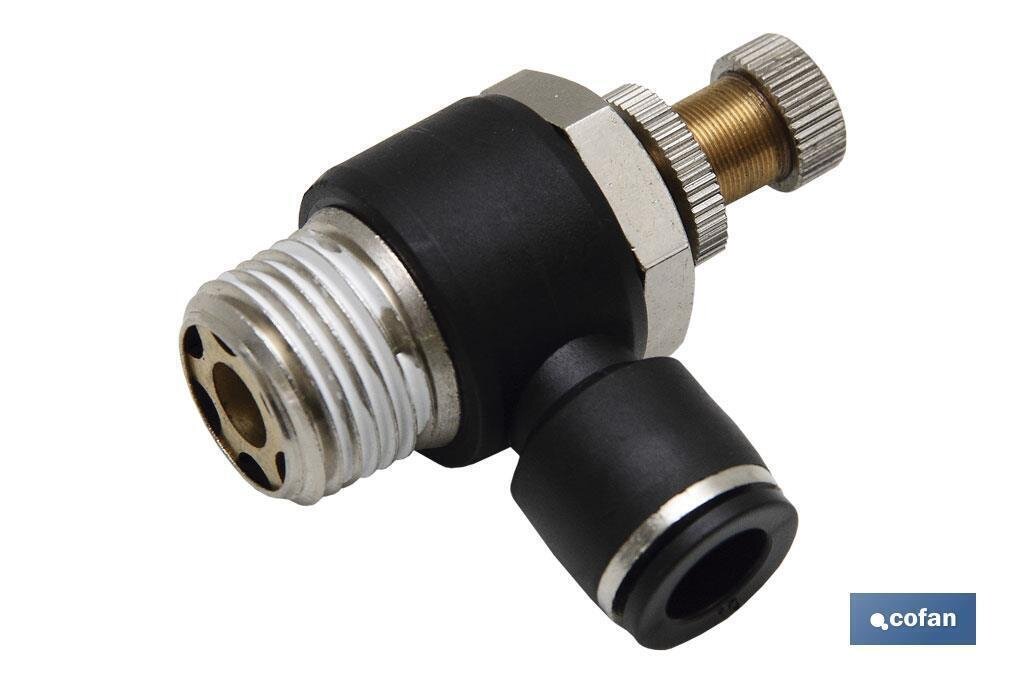 REGULADOR C�NICO UNIDIRECCIONAL PARA CILINDRO T-6 R-1/4