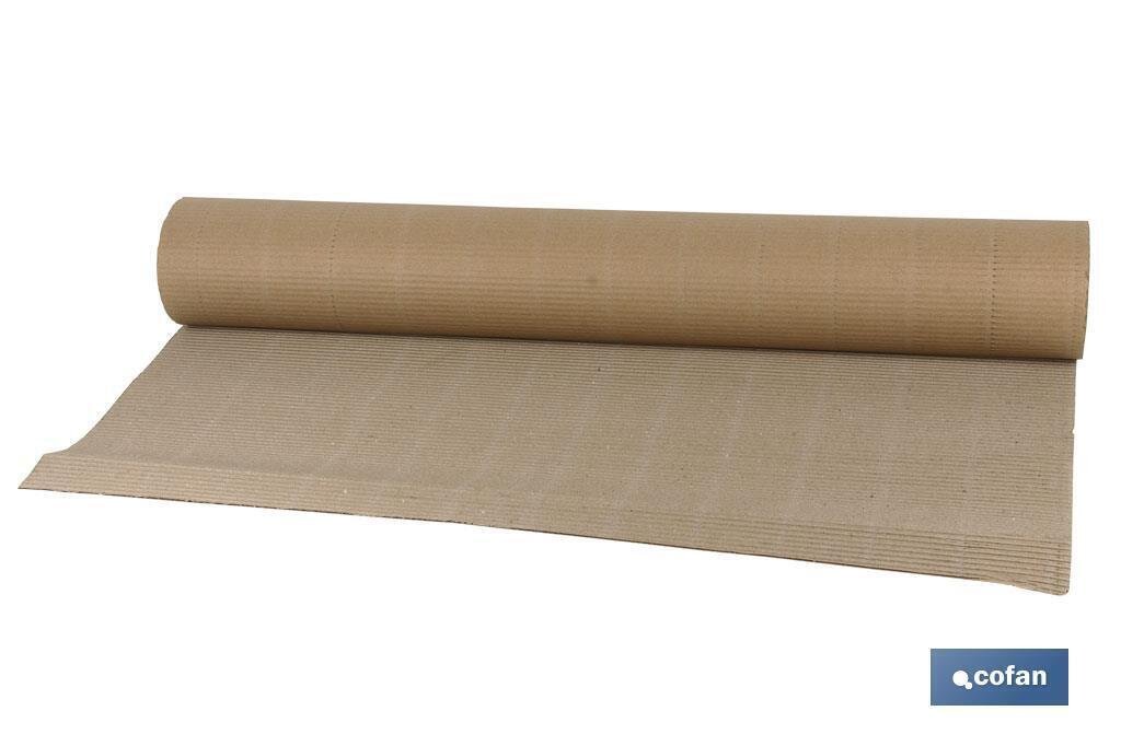 ROLLO CART�N ECOL�GICO MARR�N 09X25 M