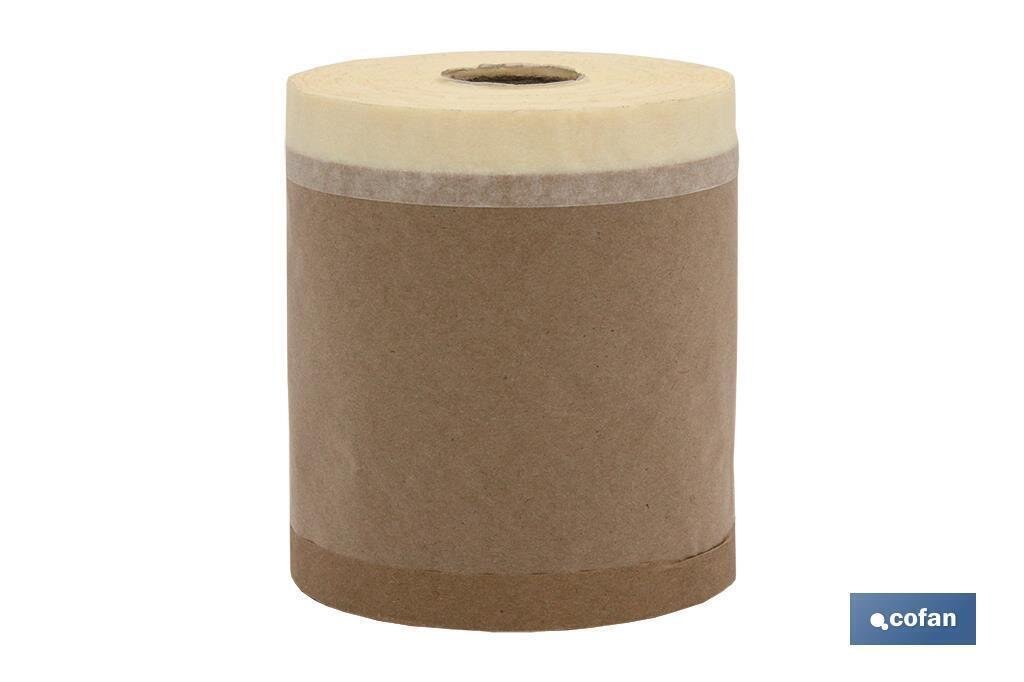 ROLLO CINTA CREPE+PAPEL "KRAFT" (15cm X 45m)
