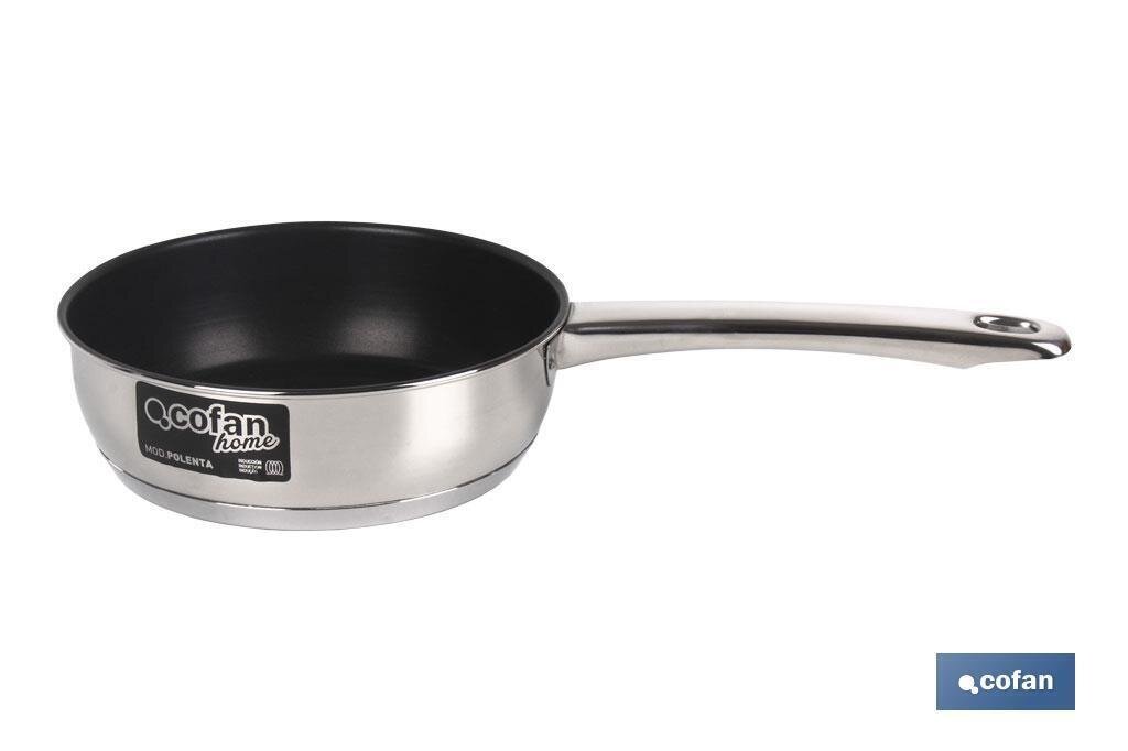 SARTEN INOX INDUC. "MODELO POLENTA" �240 MM