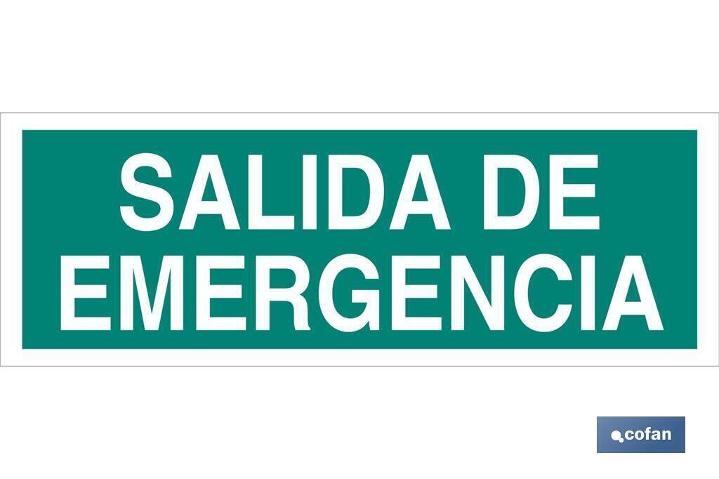 SE�AL LUMINESCENTE 400X100MM.