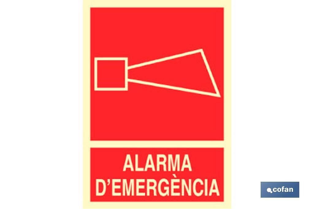 SE�AL LUMINISCENTE 297X210MM.