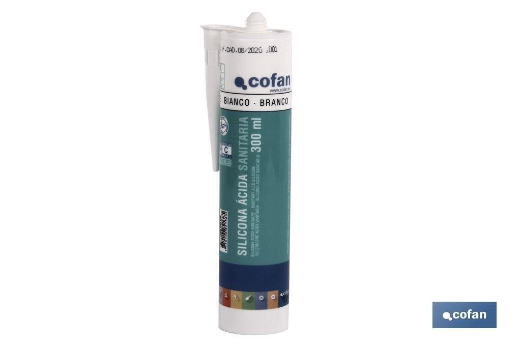 SILICONA ACIDA SANITARIA 300ML BLANCO