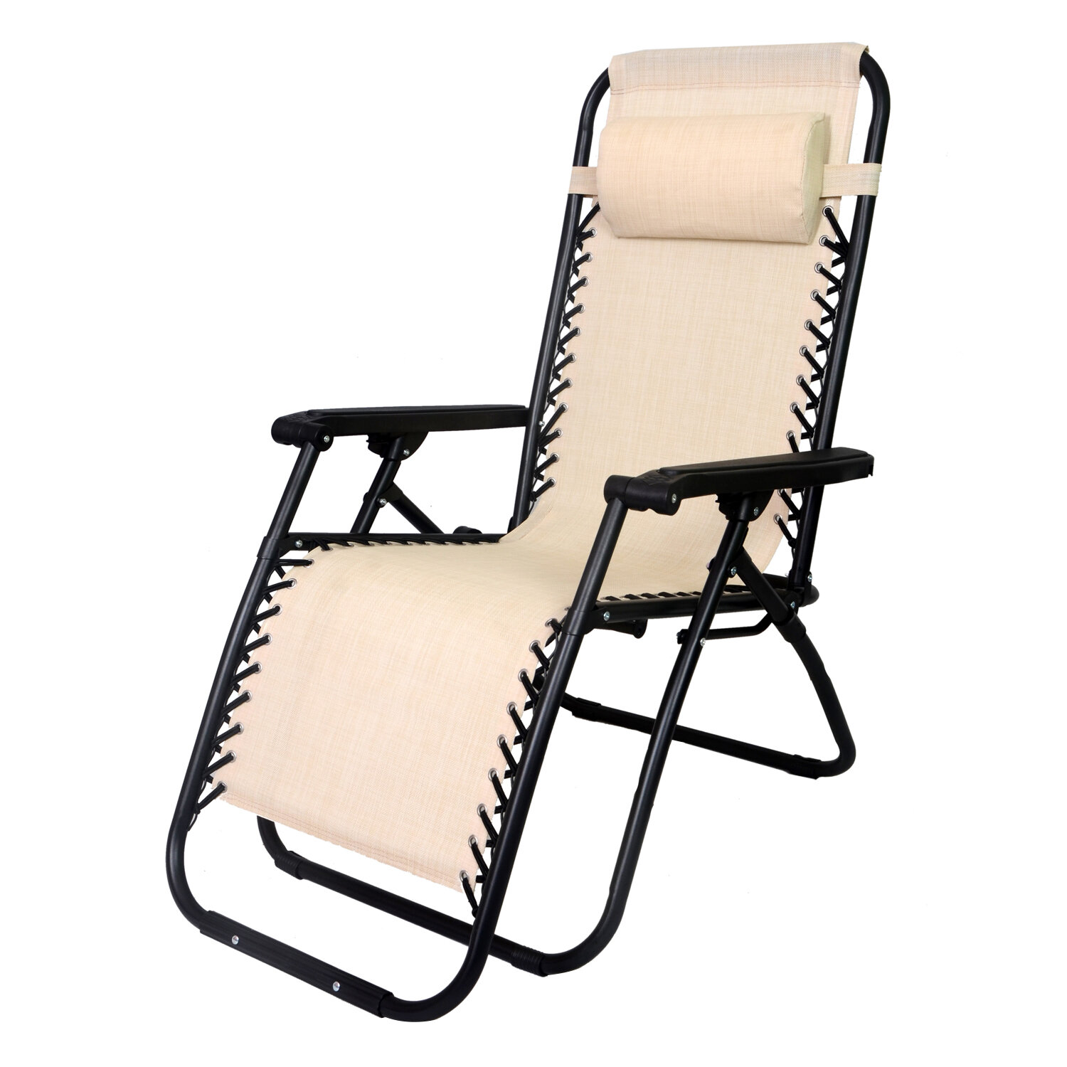 Silla Playa Con Reposa Pies Tipo Tumbona Plegable 90x60x110 (Alt) Cm