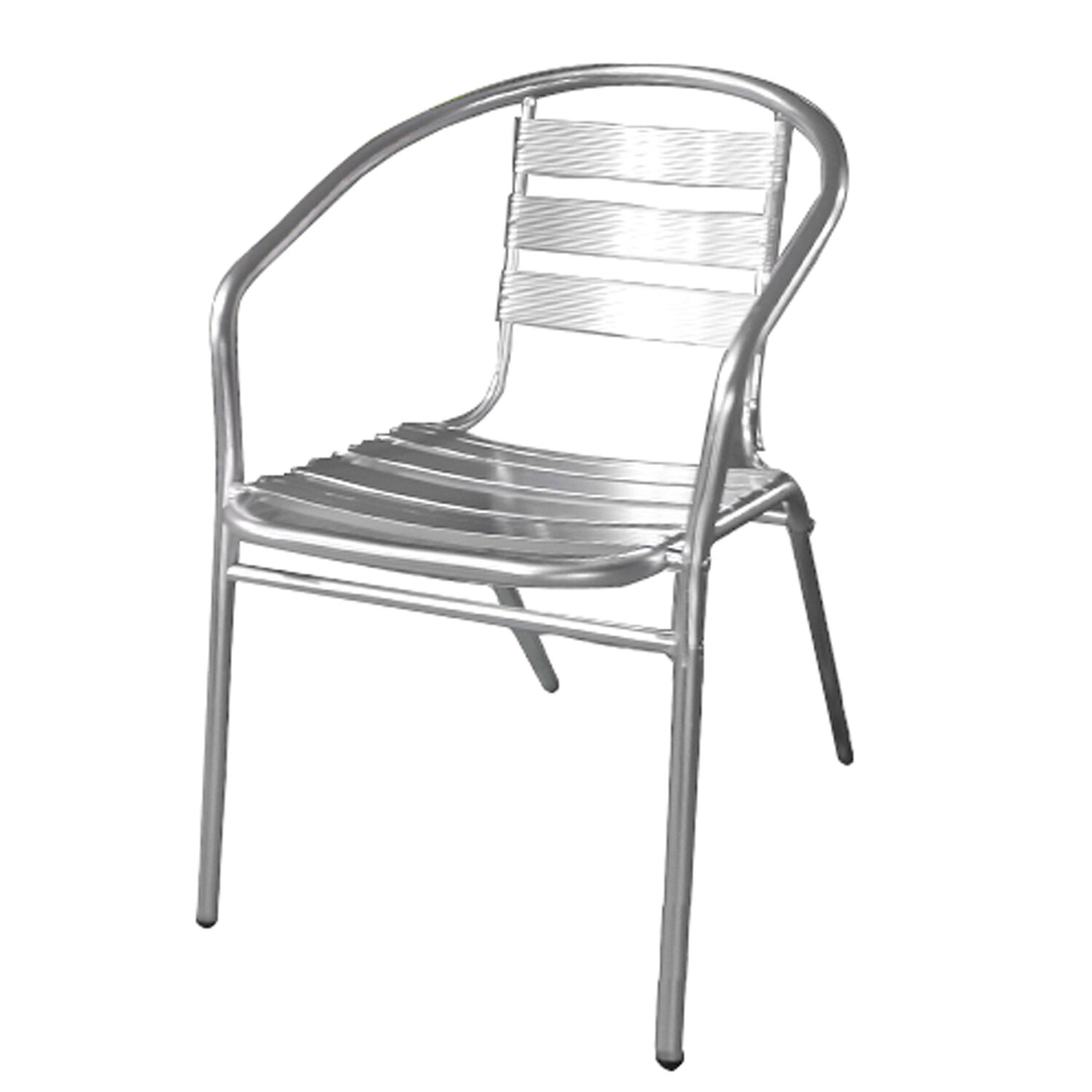 Silla Terraza Aluminio Con brazos Apilable