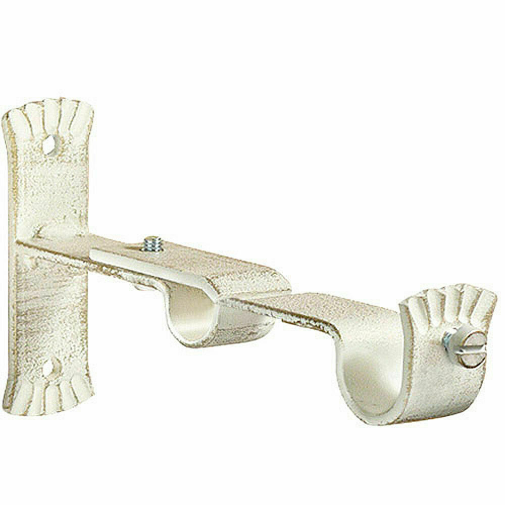 Soporte Doble Forja 28-20 � mm. Marfil Oro