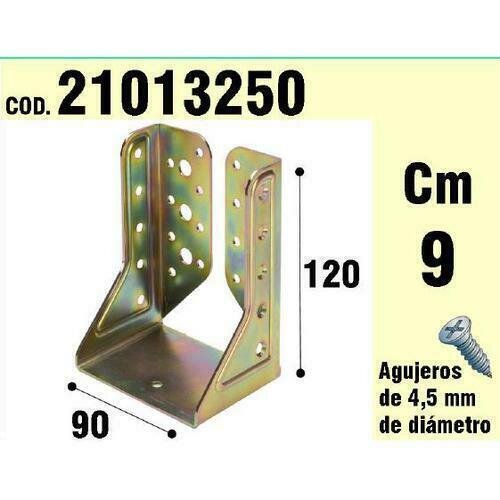 Soporte Para Madera Alas Interiores Bicromatado  90 mm.