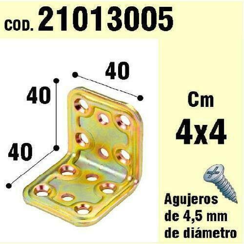 Soporte Para Madera �ngulo   40x40x40 mm.