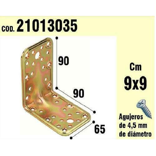 Soporte Para Madera �ngulo  65x90x90 mm.