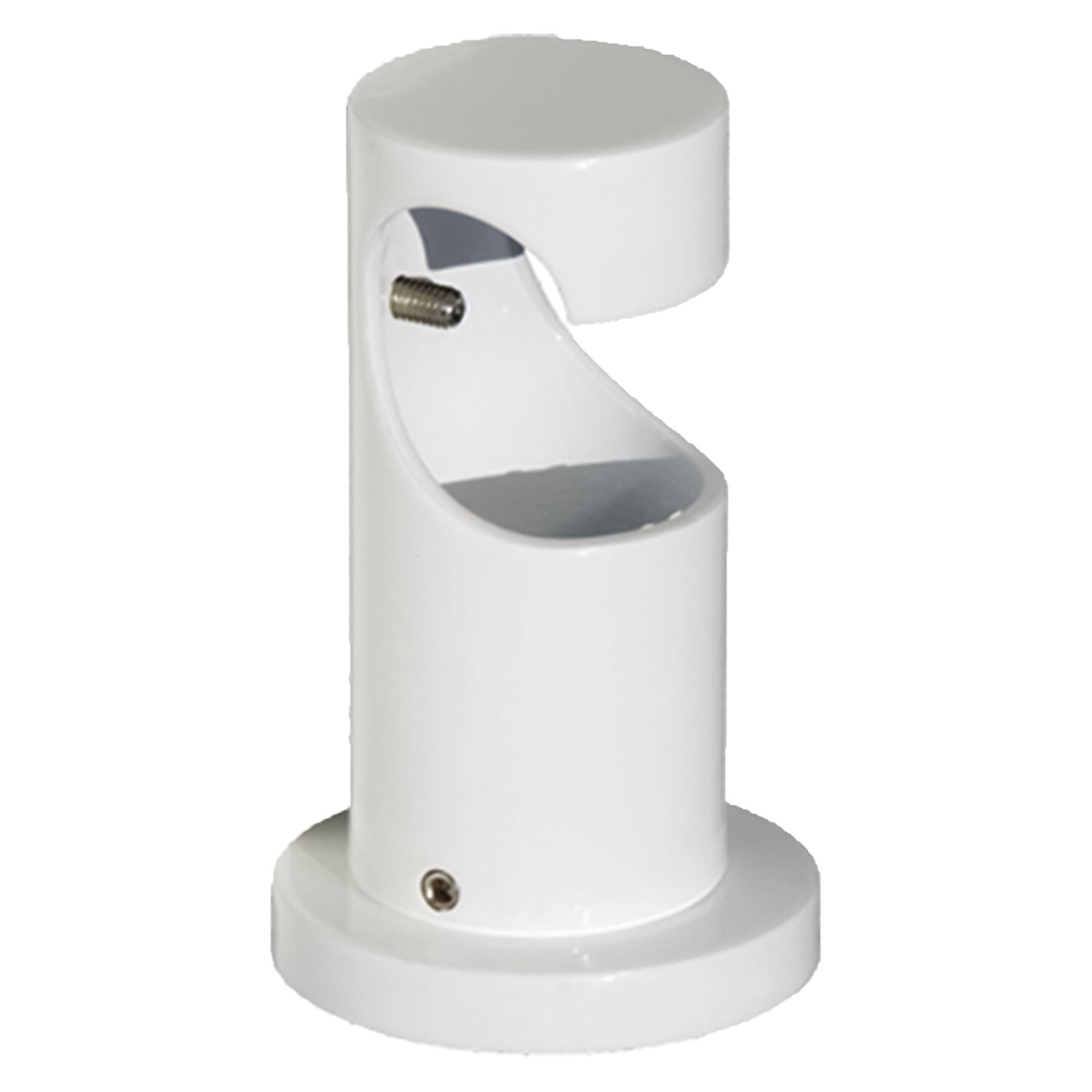 Soporte Zirconio Techo Largo Para barras � 20 mm Acabado Blanco