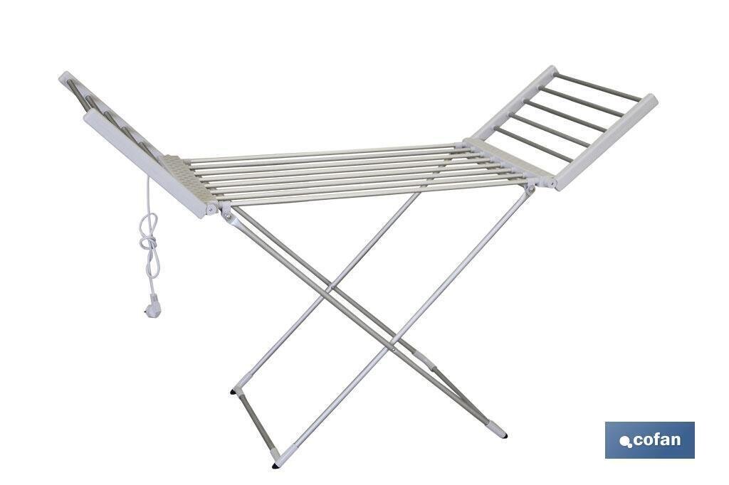TENDEDERO EXTENSIBLE ELECTRICO ALUMINIO MODELO SAHARA 148X52X108 cm IP22