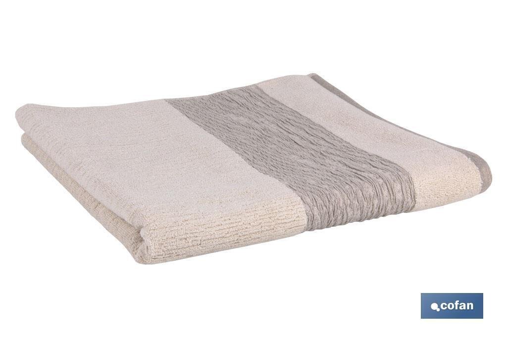 TOALLA BA�O NATURE  GR.600/M2 MODELO ALMA 100X150cm