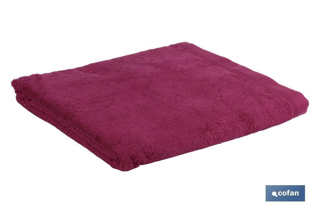 TOALLA DUCHA P�RPURA GR.580/M2 MODELO MAR ROJO 70X140cm