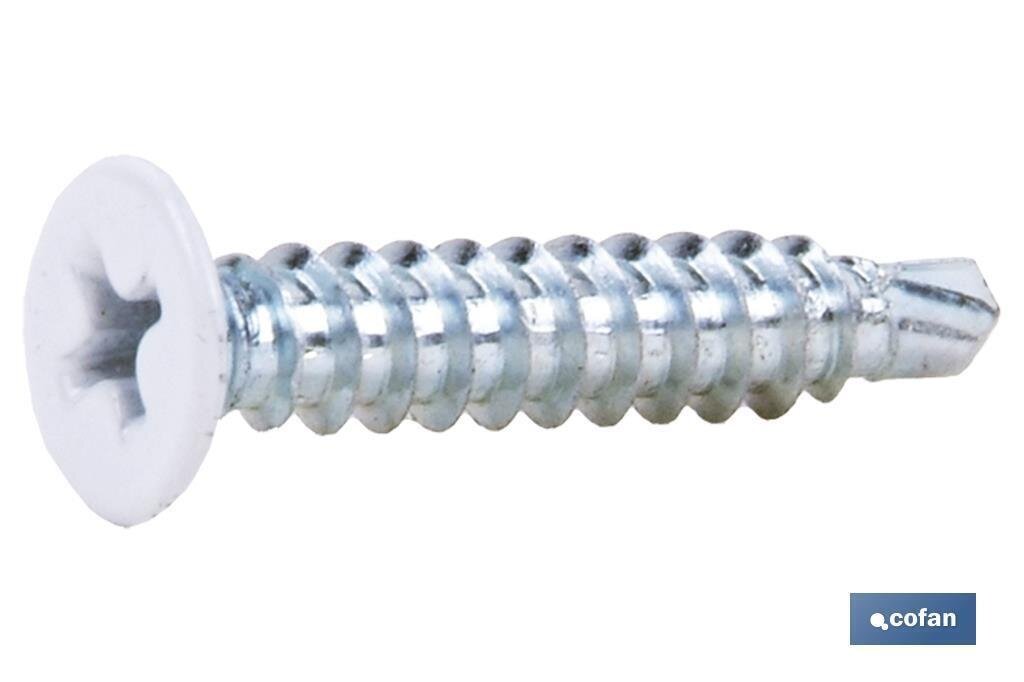 TORNILLO AUTOT. EXTRAPLANO 4,2 X 23 BLANCO