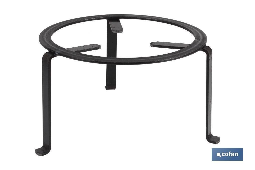 TR�BEDE DE FORJA REDONDA �500 MM