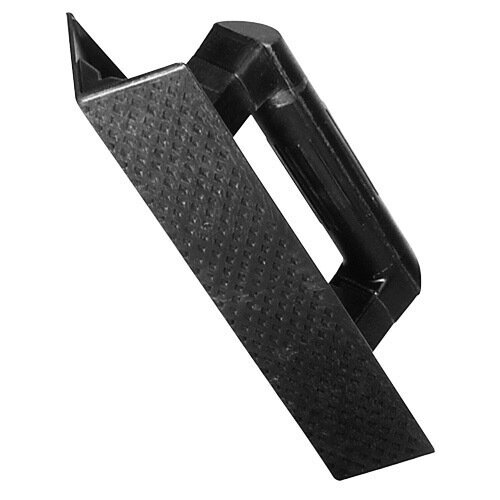Talocha Pl�stico Para Rinc�n Mango Redondo 36 cm. negra