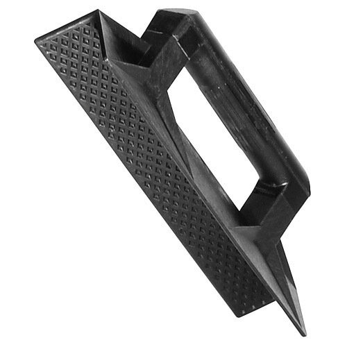 Talocha pl�stico para esquina mango redondo 36 cm. negra