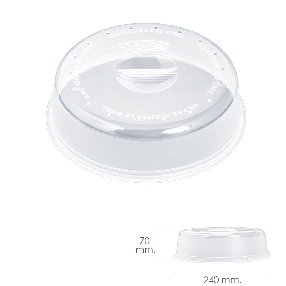 Tapa Microondas � 24 x 7 cm.