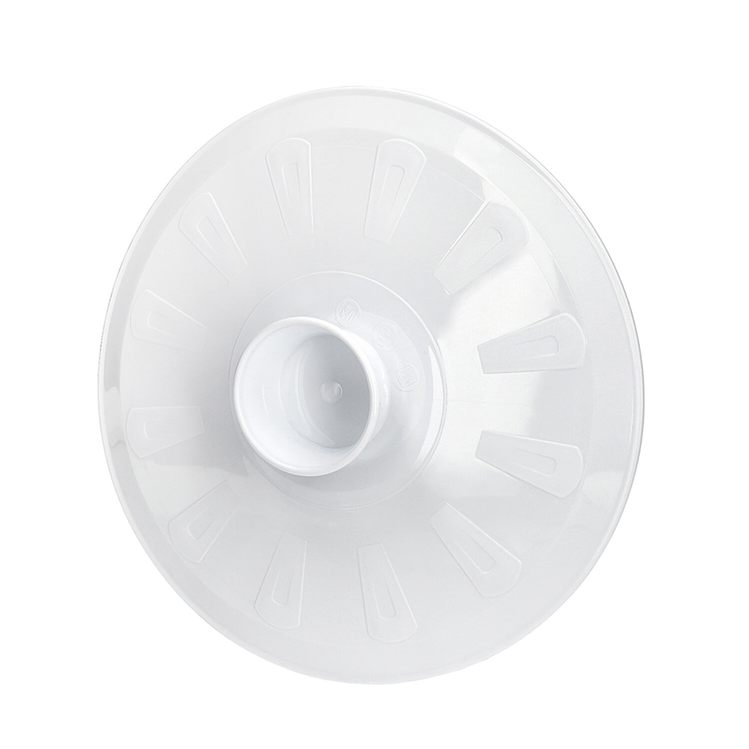 Tapa Plastico Giratortillas Oryx � 25,5 cm. (Tapa Vuelve Tortillas, Tapa Giratortillas, Tapa Gira Tortillas)