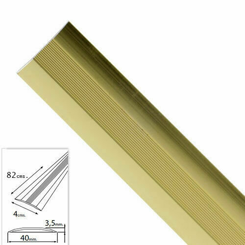 Tapajuntas Adhesivo Para Moquetas Metal Oro   82,0 cm.