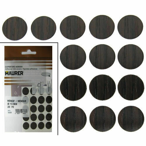 Tapatornillos Adhesivos Wengue (Blister 20 unidades)