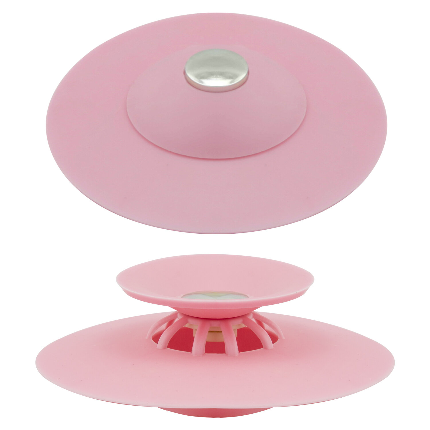 Tap�n Universal Fregadero Lavabo Ba�era Silicona Con Cestillo � 10 cm.