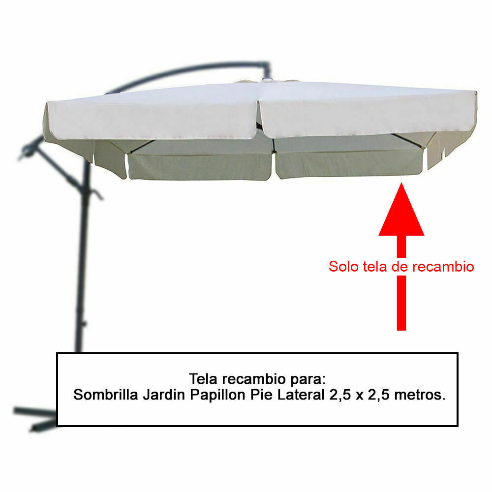 Tela Recambio Sombrilla Rectangular 2x3 metros (08091055)