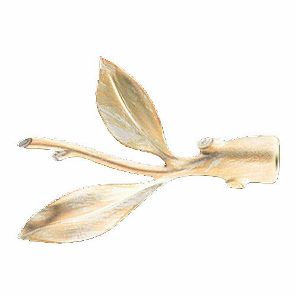 Terminal Forja Ramas � 20 mm. Marfil / Oro Juego 2 Piezas