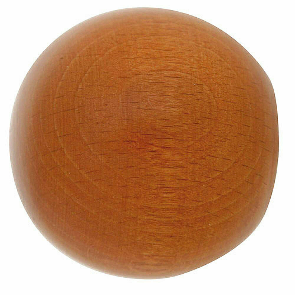 Terminal Madera Esfera 28x55 mm. Teca